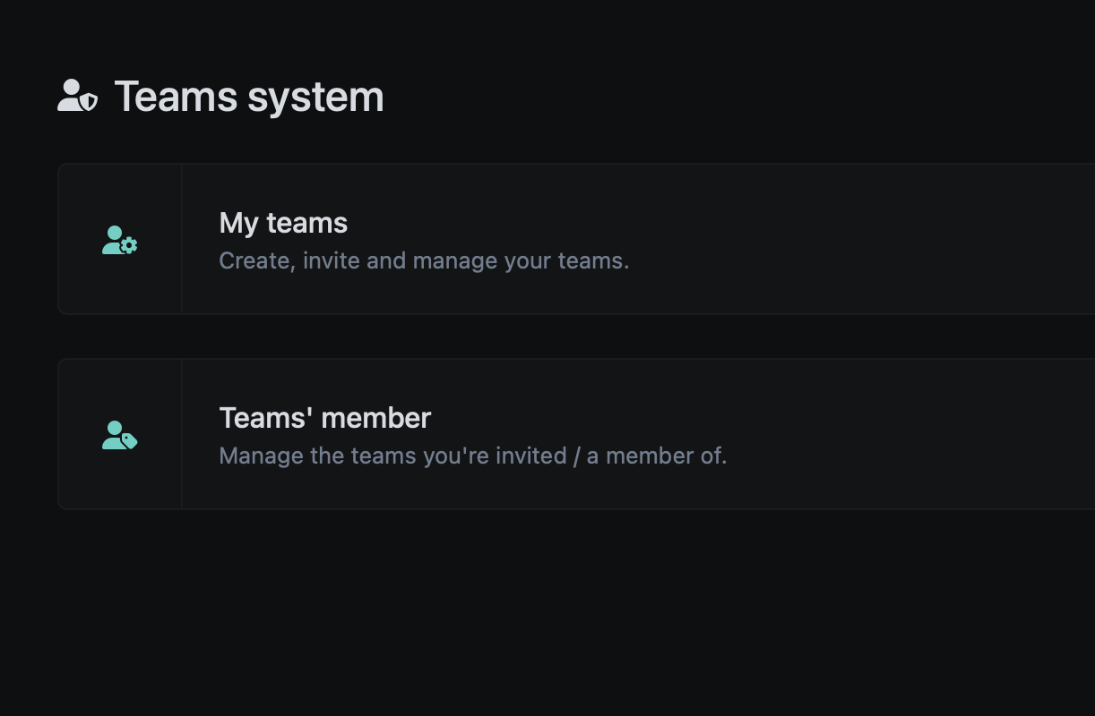 A dashboard view of the SESI platform showing the team creation and member invitation interface, highlighting fields for team name, member email, and permissions.